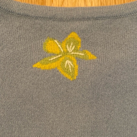 Weekend Max Mara Womens Light Blue Cashmere Crew Neck Sweater / Size S - Picture 5 of 9